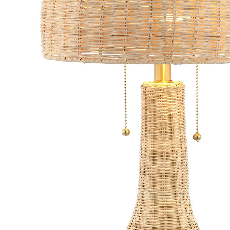 Joanie 22"  Bohemian Rustic Iron LED Table Lamp