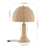 Joanie 22"  Bohemian Rustic Iron LED Table Lamp