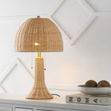 Joanie 22"  Bohemian Rustic Iron LED Table Lamp