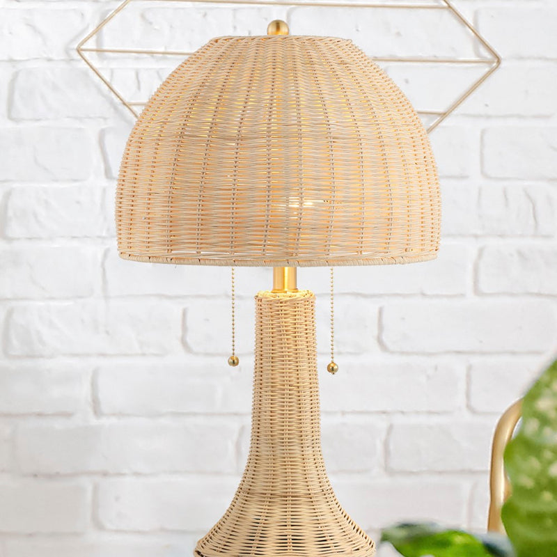 Joanie 22"  Bohemian Rustic Iron LED Table Lamp