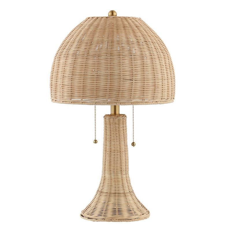 Joanie 22"  Bohemian Rustic Iron LED Table Lamp