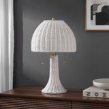Joanie 22"  Bohemian Rustic Iron LED Table Lamp