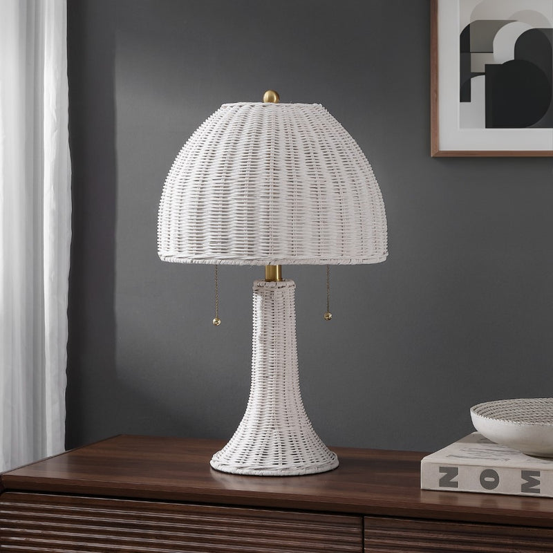 Joanie 22"  Bohemian Rustic Iron LED Table Lamp