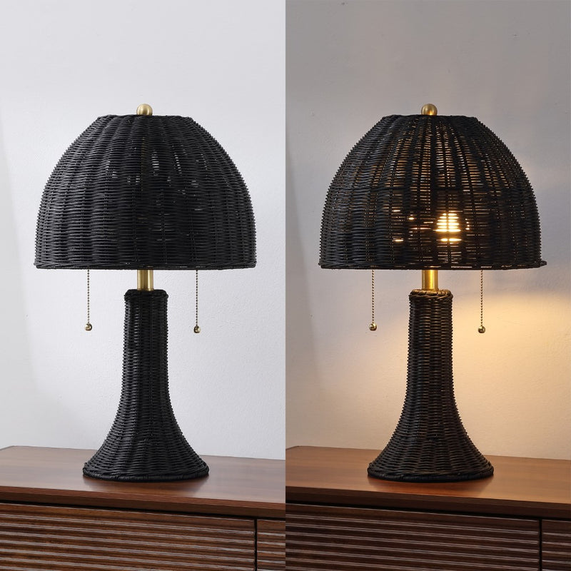 Joanie 22"  Bohemian Rustic Iron LED Table Lamp