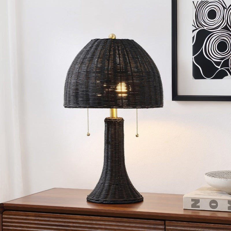 Joanie 22"  Bohemian Rustic Iron LED Table Lamp