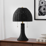 Joanie 22"  Bohemian Rustic Iron LED Table Lamp