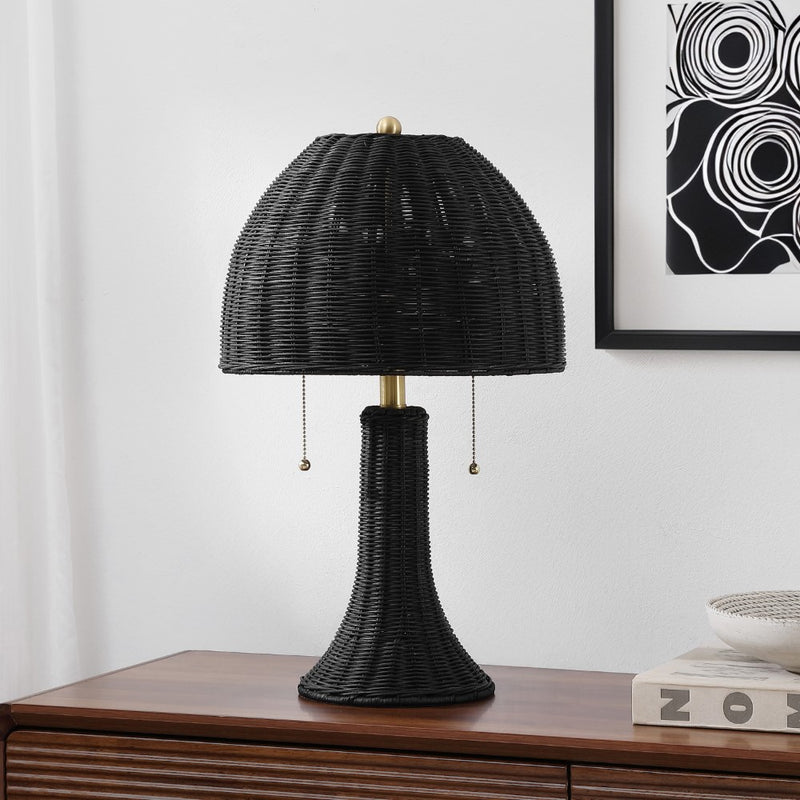 Joanie 22"  Bohemian Rustic Iron LED Table Lamp