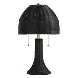 Joanie 22"  Bohemian Rustic Iron LED Table Lamp