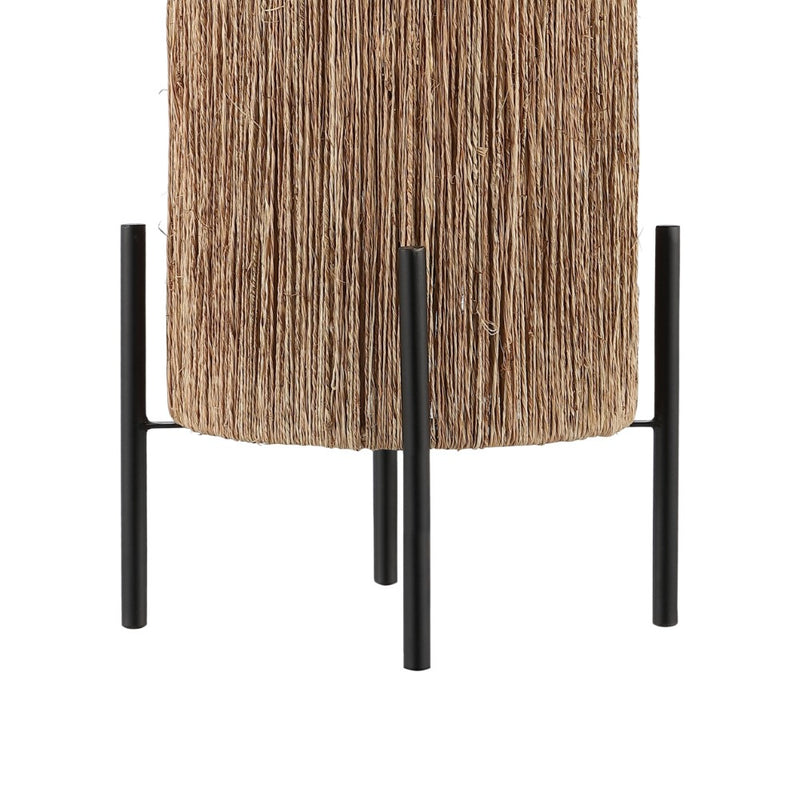 Kai 16.5" Coastal Minimalist Rattan LED Table Lamp - JONATHAN Y