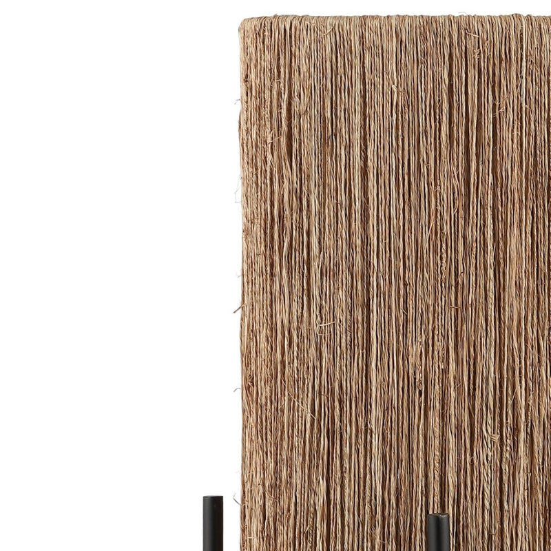 Kai 16.5" Coastal Minimalist Rattan LED Table Lamp - JONATHAN Y