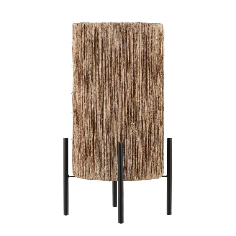 Kai 16.5" Coastal Minimalist Rattan LED Table Lamp - JONATHAN Y