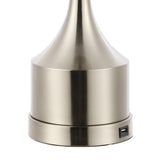 Cooper 26" Classic French Country Iron LED Table Lamp with USB Charging Port - JONATHAN Y