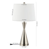 Colton 26" Classic French Country Iron LED Table Lamp with USB Charging Port - JONATHAN Y