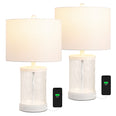 White/Clear (Set of 2)
