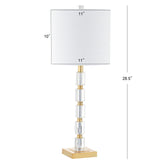 Claire 28.5" Crystal LED Table Lamp