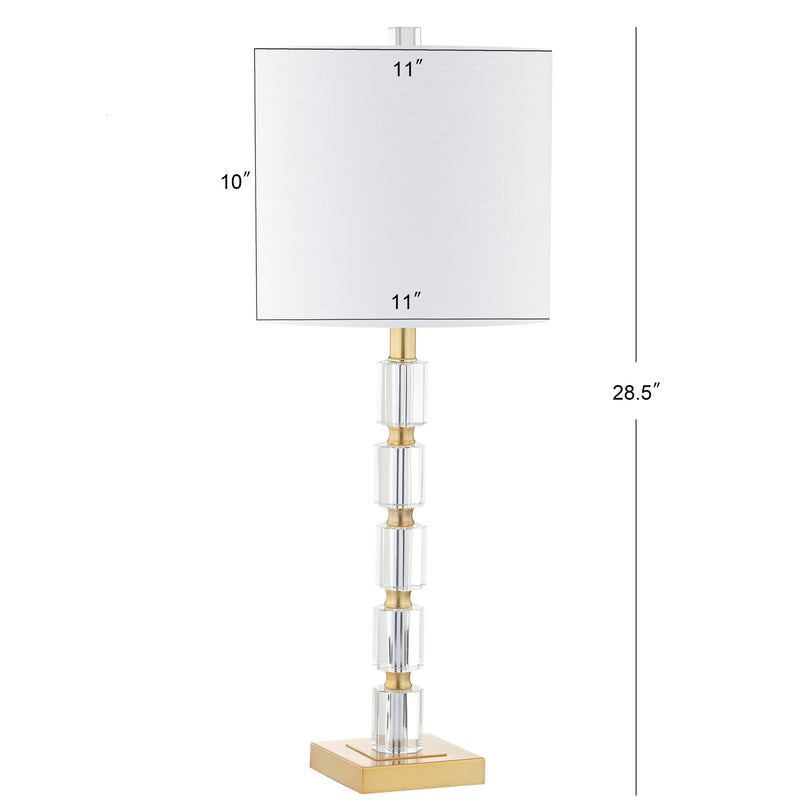 Claire 28.5" Crystal LED Table Lamp