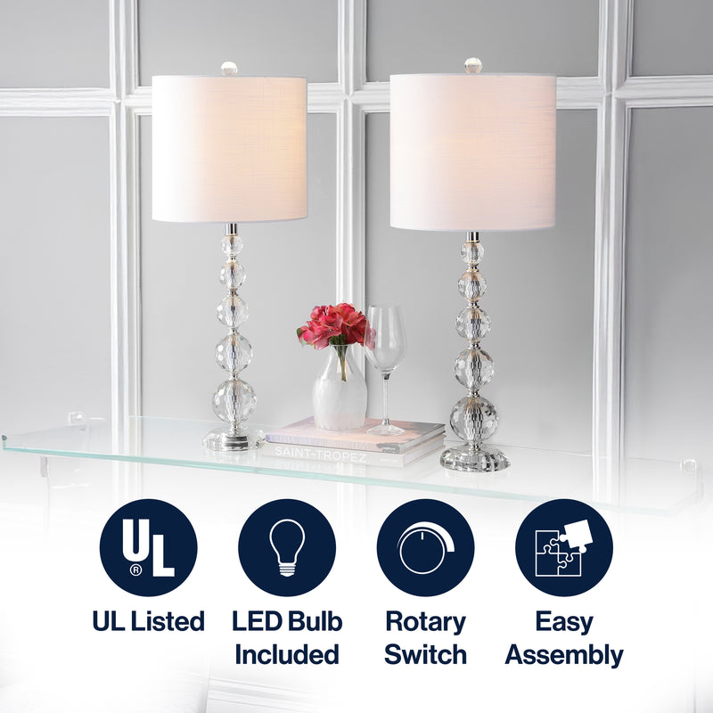 Nala 28.5" Crystal LED Table Lamp