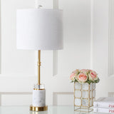 Harper 27" Marble/Crystal LED Table Lamp - JONATHAN Y
