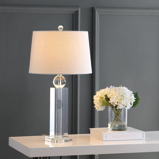 Charlotte 28.5" Crystal LED Table Lamp - JONATHAN Y