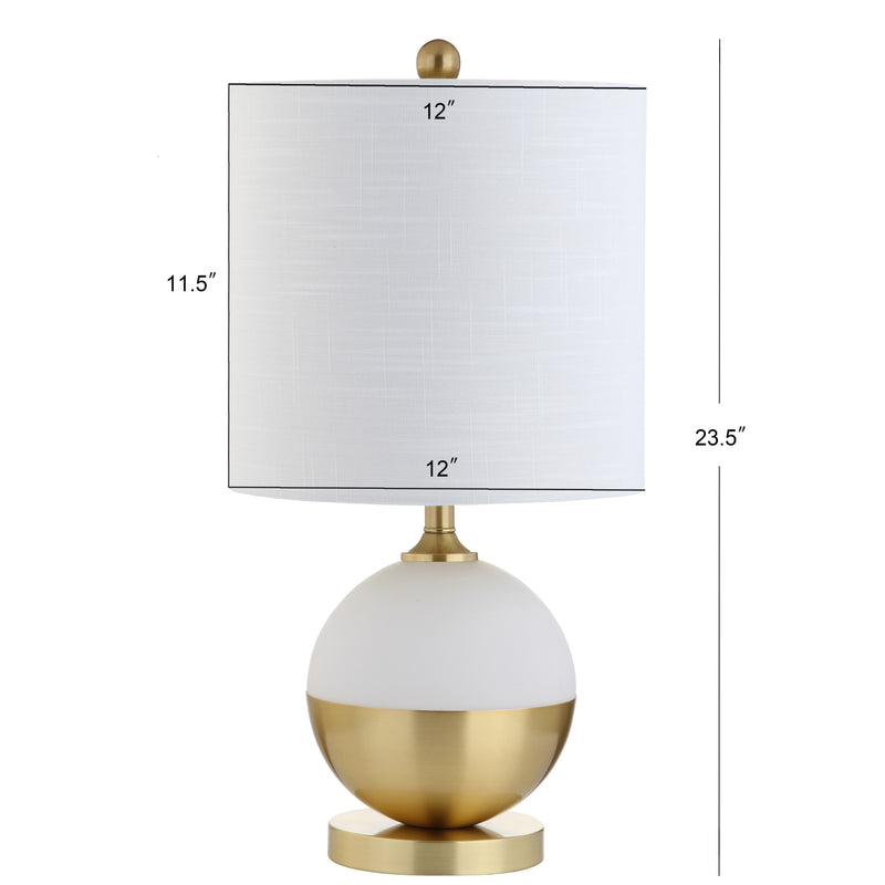 Carr 23.5" Ceramic/Metal LED Table Lamp - JONATHAN Y