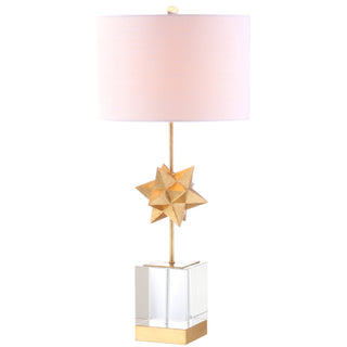 Estelle 32" LED Metal/Crystal Table Lamp - JONATHAN Y