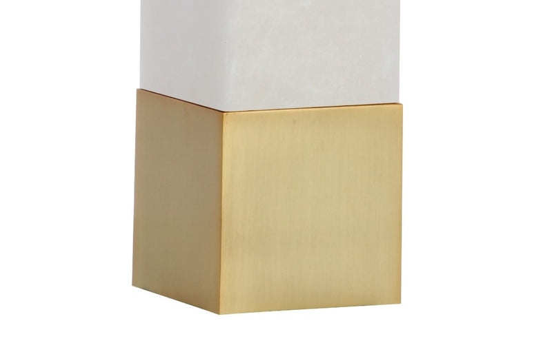 Jeffrey 29" Metal/Marble LED Table Lamp - JONATHAN Y