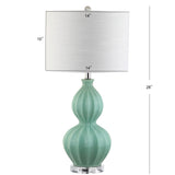Faye 28" Glass LED Table Lamp - JONATHAN Y