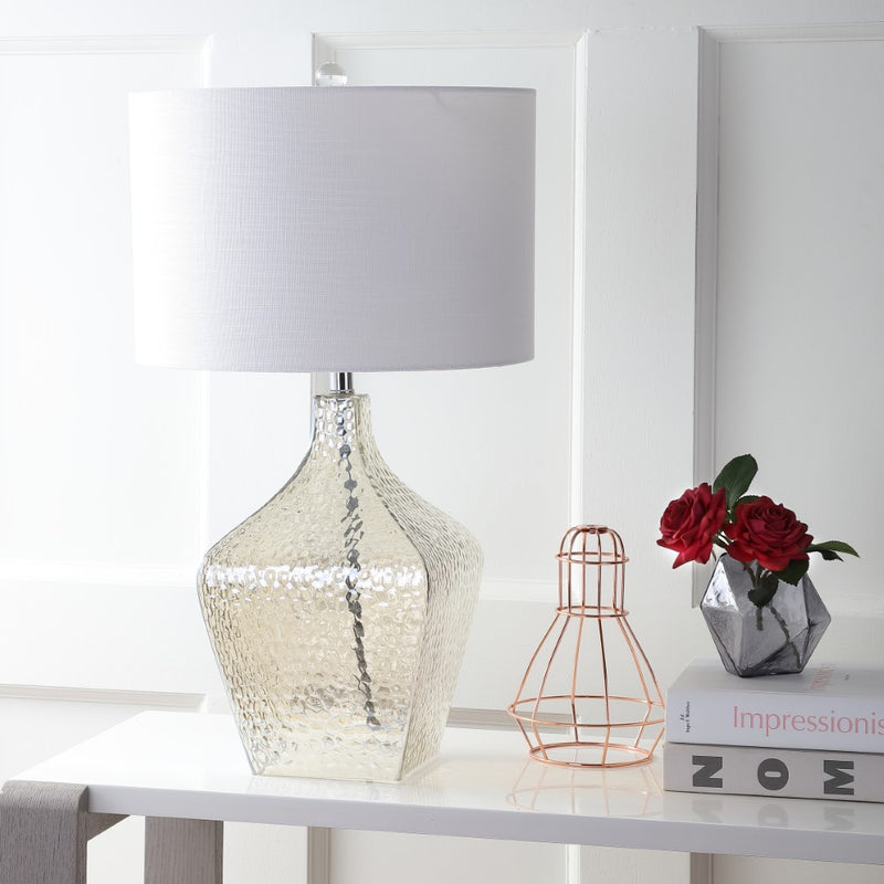 Jane 26" Glass LED Table Lamp - JONATHAN Y