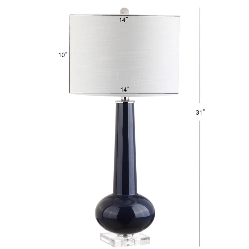 Hope 31" Glass LED Table Lamp - JONATHAN Y