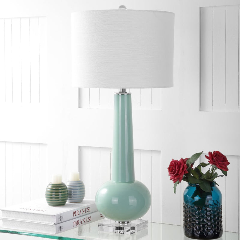 Hope 31" Glass LED Table Lamp - JONATHAN Y