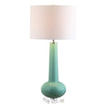 Green with Crystal Base