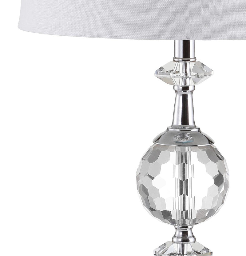 Channing 25.5" LED Crystal/Metal Table Lamp - JONATHAN Y