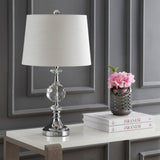 Channing 25.5" LED Crystal/Metal Table Lamp - JONATHAN Y