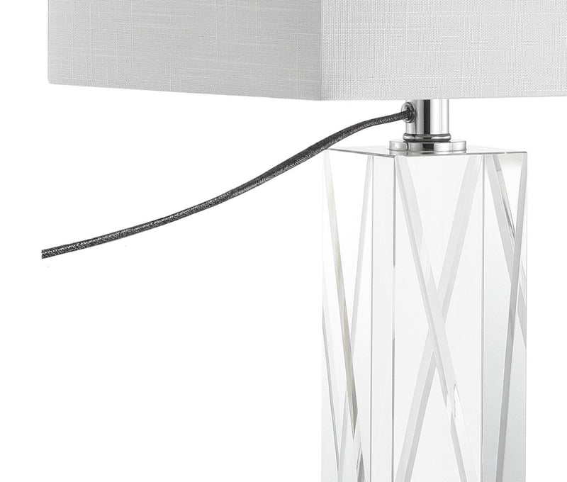 Sullivan 26.5" Crystal LED Table Lamp - JONATHAN Y