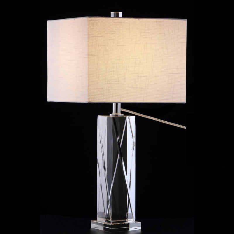 Sullivan 26.5" Crystal LED Table Lamp - JONATHAN Y