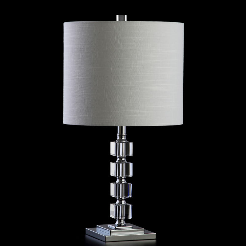 Barnard 22" LED Crystal/Metal Table Lamp - JONATHAN Y