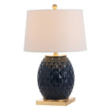 Diamond 25.5" LED Glass/Metal Table Lamp - JONATHAN Y