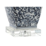 May 28" Ceramic/Crystal LED Table Lamp - JONATHAN Y