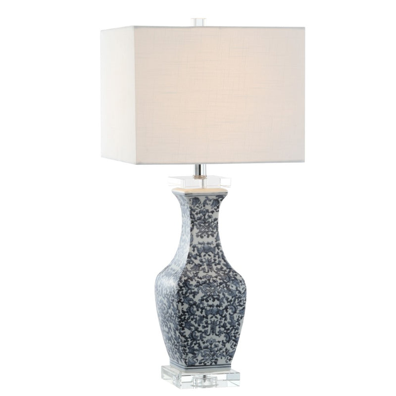 May 28" Ceramic/Crystal LED Table Lamp - JONATHAN Y
