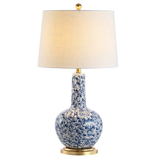 Chinois 30" Ceramic/Iron Classic Cottage LED Table Lamp - JONATHAN Y