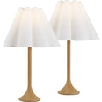 Brown Wood Finish (Set of 2)