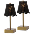 Brass Gold/Black (Set of 2)