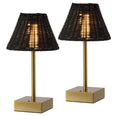 Brass Gold/Black (Set of 2)
