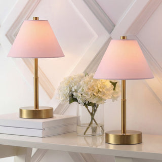 Cordelia 11.2 in. Vintage Metal Cordless Rechargeable Integrated Dimmable LED Table Lamp with Touch Sensor