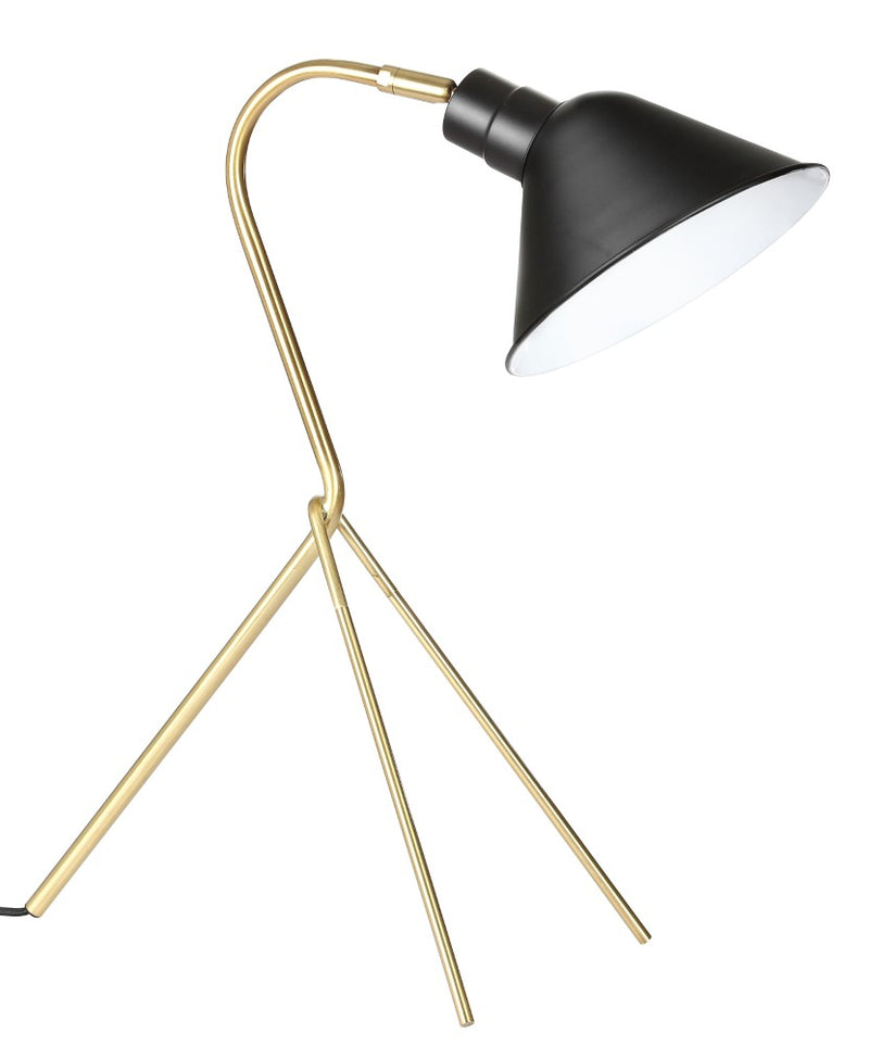 Mae  20.25" Brass LED Task Lamp - JONATHAN Y