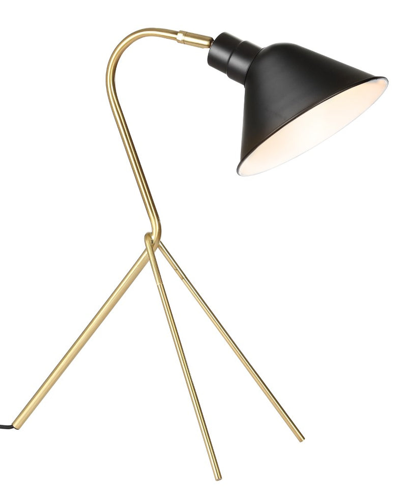 Mae  20.25" Brass LED Task Lamp - JONATHAN Y