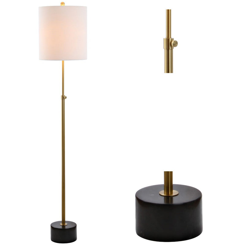 Crosby 66" Adjustable Height Metal LED Floor Lamp - JONATHAN Y