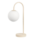 Arco 18.25" Iron/Glass Minimalist Mid Century Globe LED Table Lamp