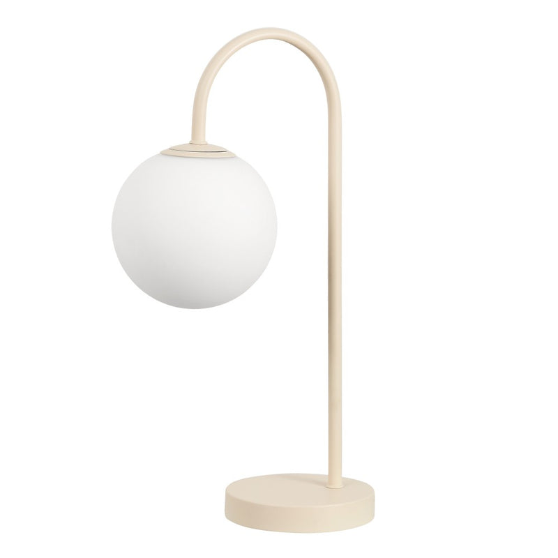 Arco 18.25" Iron/Glass Minimalist Mid Century Globe LED Table Lamp
