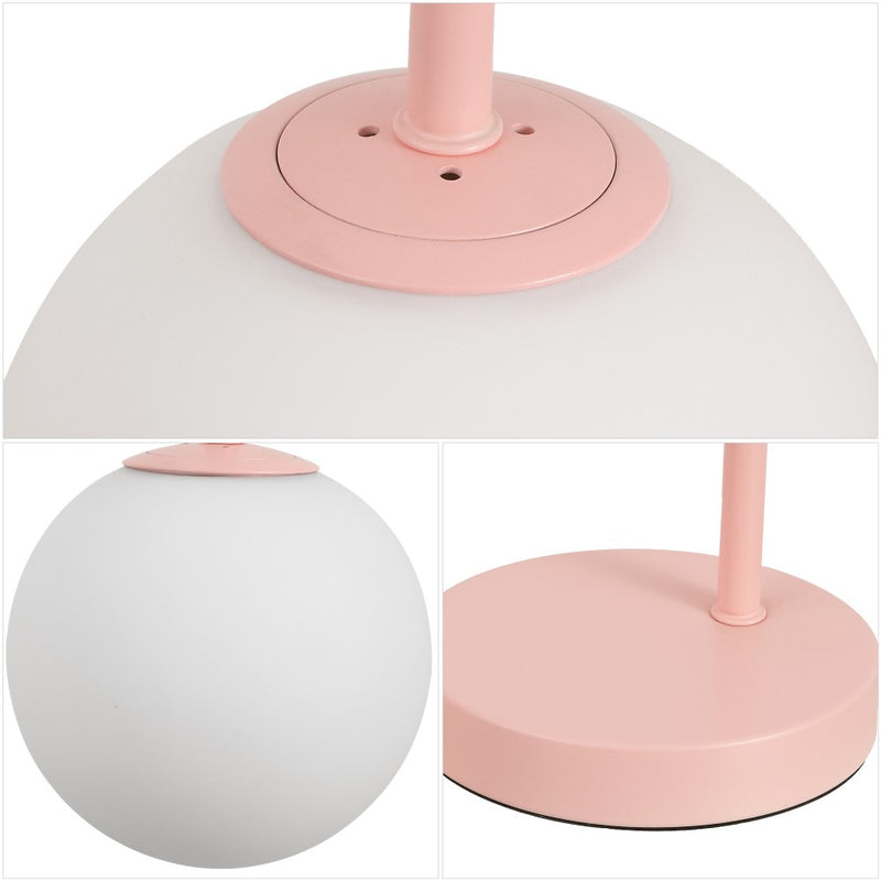Arco 18.25" Iron/Glass Minimalist Mid Century Globe LED Table Lamp